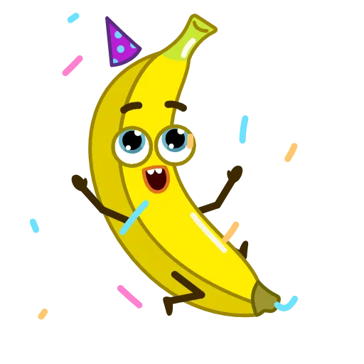 🥳 Эмодзи «Bananza» для Telegram