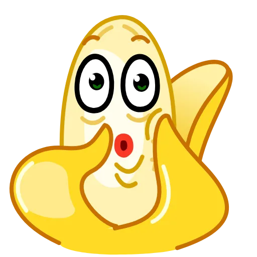 😱 Эмодзи «✈ Banana - банан» для Telegram