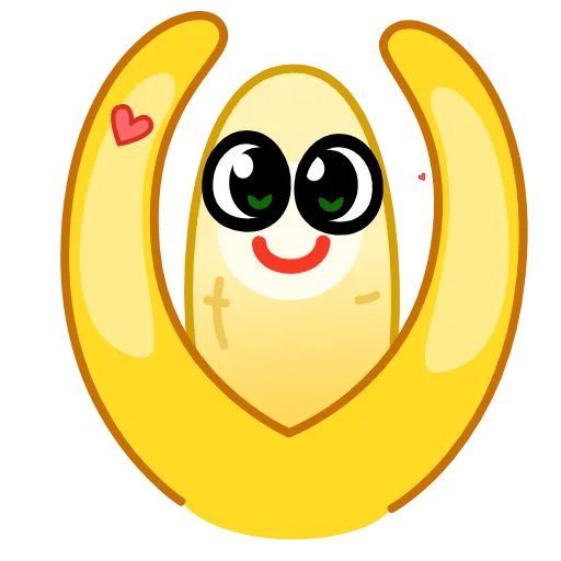 😍 Эмодзи «✈ Banana - банан» для Telegram