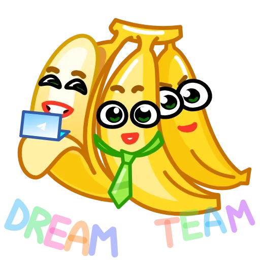 🤝 Эмодзи «✈ Banana - банан» для Telegram
