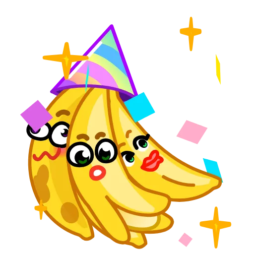 🎉 Эмодзи «✈ Banana - банан» для Telegram