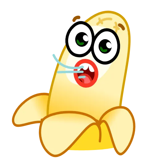 😛 Эмодзи «✈ Banana - банан» для Telegram