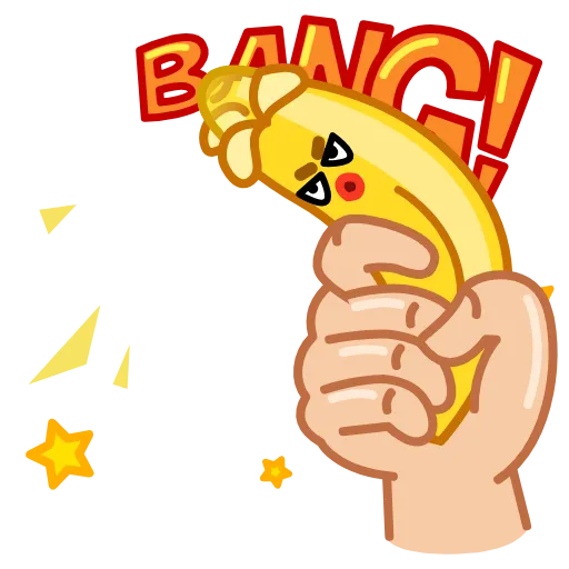 🔫 Эмодзи «✈ Banana - банан» для Telegram
