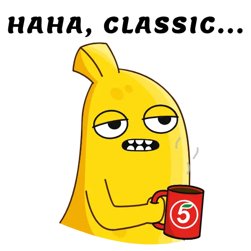😏 Эмодзи «👍 Bananas - бананчик» для Telegram