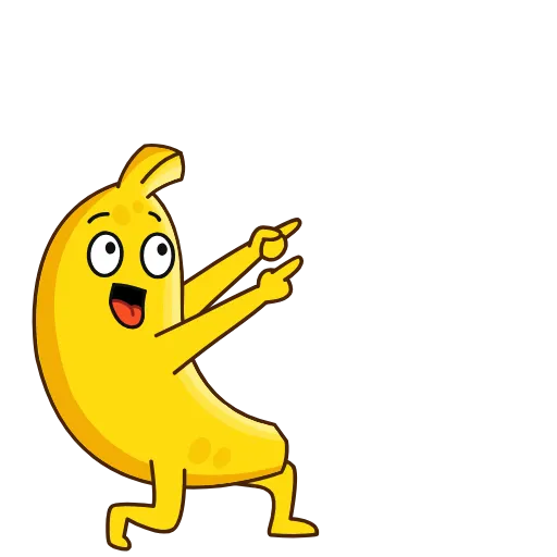 😉 Эмодзи «👍 Bananas - бананчик» для Telegram