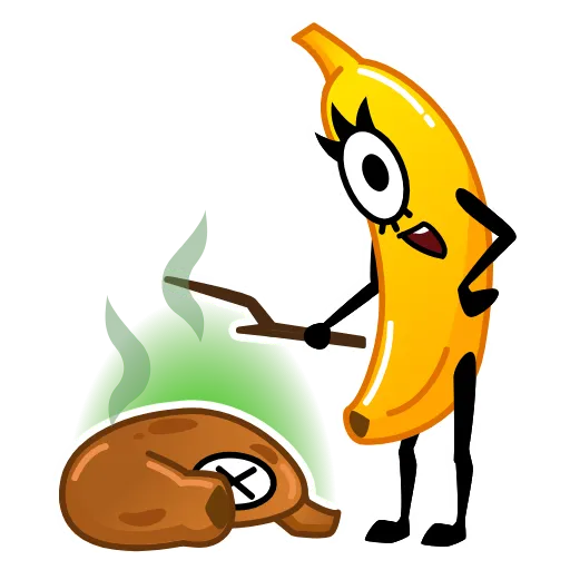 😵 Эмодзи «Бананеро» для Telegram