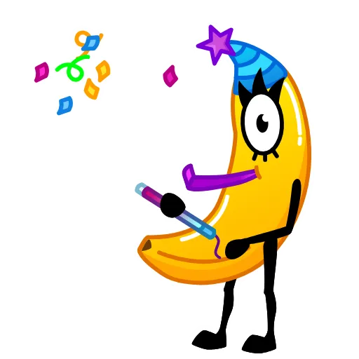 🥳 Эмодзи «Бананеро» для Telegram