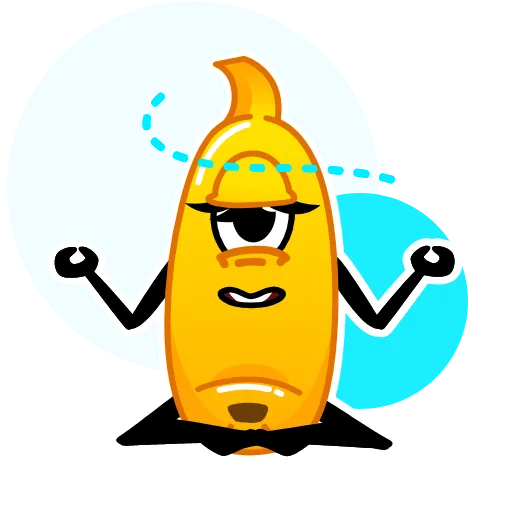 🧘 Эмодзи «Бананеро» для Telegram
