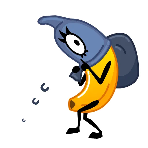 🤫 Эмодзи «Бананеро» для Telegram