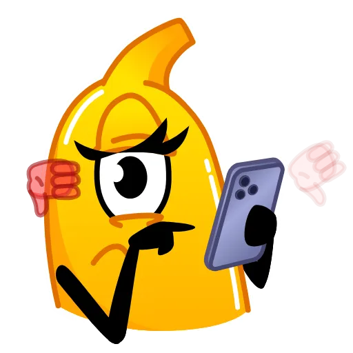 👎 Эмодзи «Бананеро» для Telegram