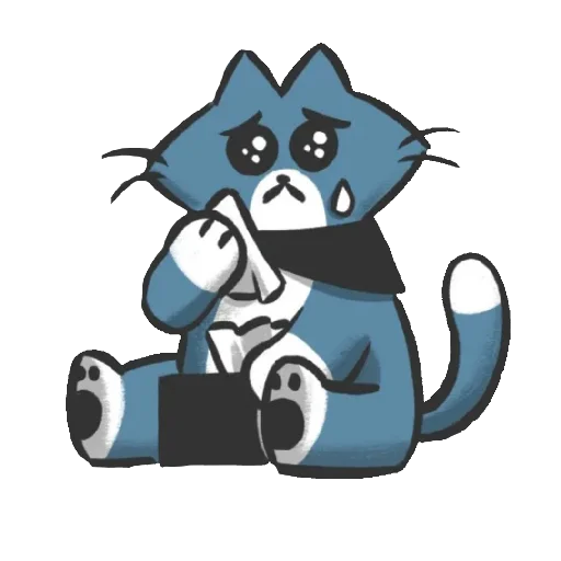😥 Стикер «Bandit the cat» для Telegram