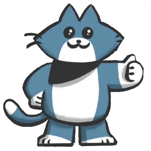 Стикерпак Bandit the cat для Telegram — скачать