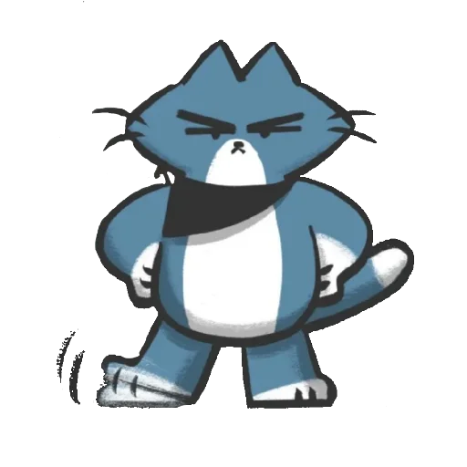 😑 Стикер «Bandit the cat» для Telegram