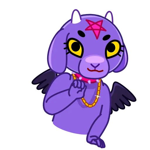🕺 Эмодзи «Baphometh» для Telegram