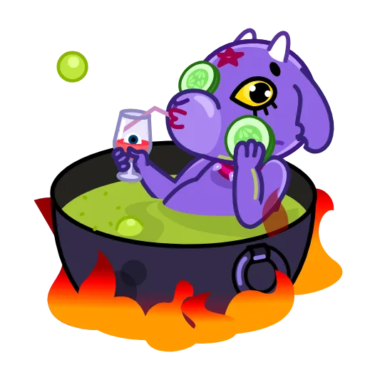 🛀 Эмодзи «Baphometh» для Telegram
