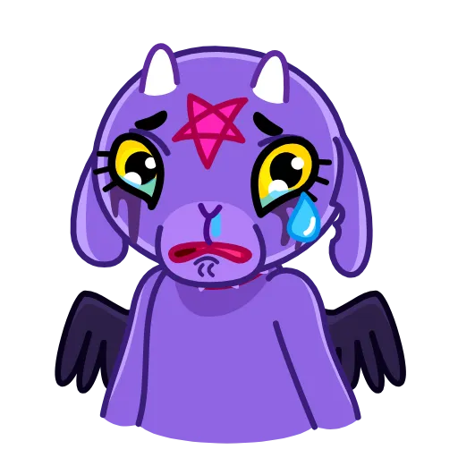 😭 Эмодзи «Baphometh» для Telegram