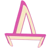 🌸 Эмодзи «Барби шрифт - розовые буквы» для Telegram