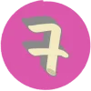 🫧 Эмодзи «Барби шрифт - розовые буквы» для Telegram