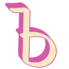🌸 Эмодзи «Барби шрифт - розовые буквы» для Telegram