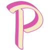 🌸 Эмодзи «Барби шрифт - розовые буквы» для Telegram