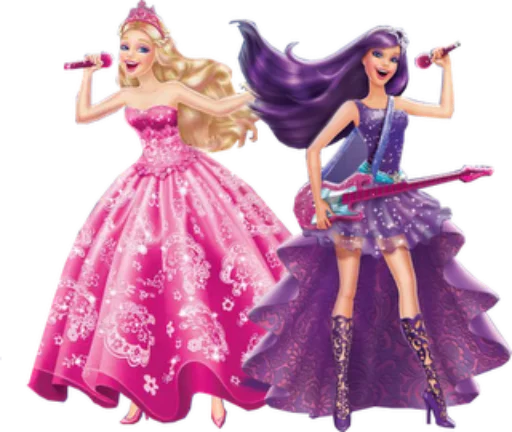 🎤 Стикер «?Barbie drawings?» для Telegram