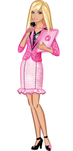 🎤 Стикер «?Barbie drawings?» для Telegram