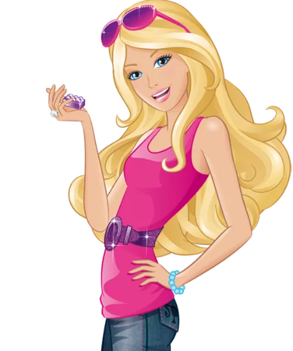 😀 Стикер «?Barbie drawings?» для Telegram