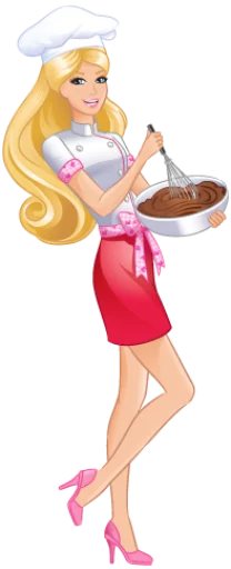 🍜 Стикер «?Barbie drawings?» для Telegram