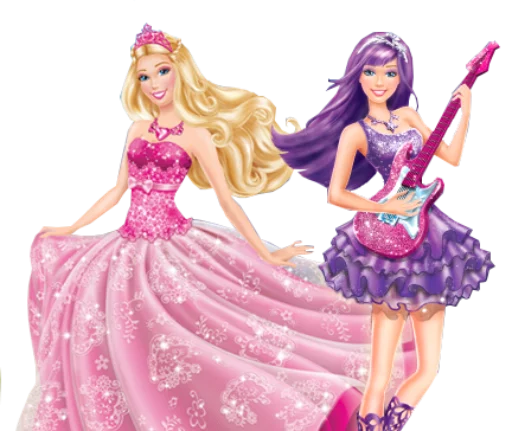 🎸 Стикер «?Barbie drawings?» для Telegram