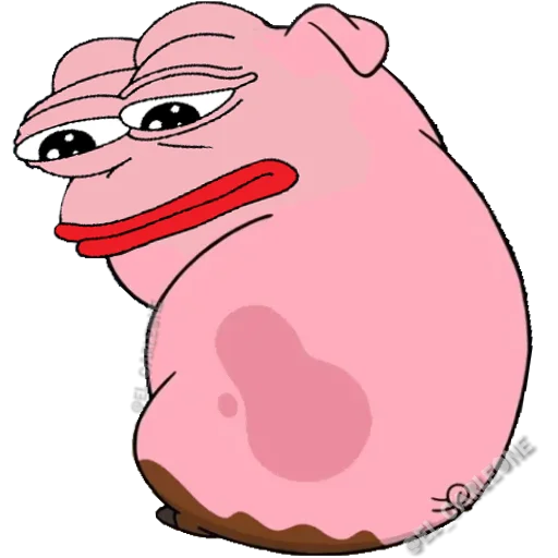 🐸 Стикер «Bare Pepe&;s» для Telegram
