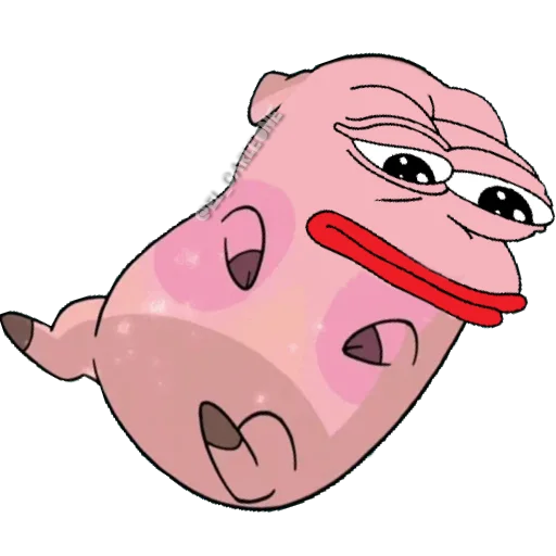 🐸 Стикер «Bare Pepe&;s» для Telegram