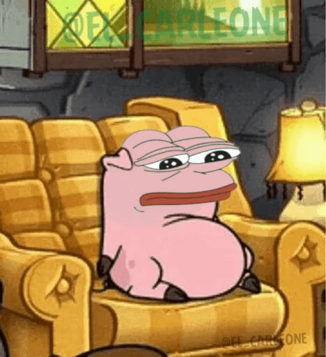 🐸 Стикер «Bare Pepe&;s» для Telegram