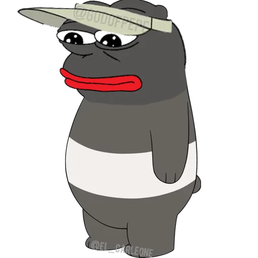 🐸 Стикер «Bare Pepe&;s» для Telegram