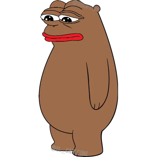 🐸 Стикер «Bare Pepe&;s» для Telegram