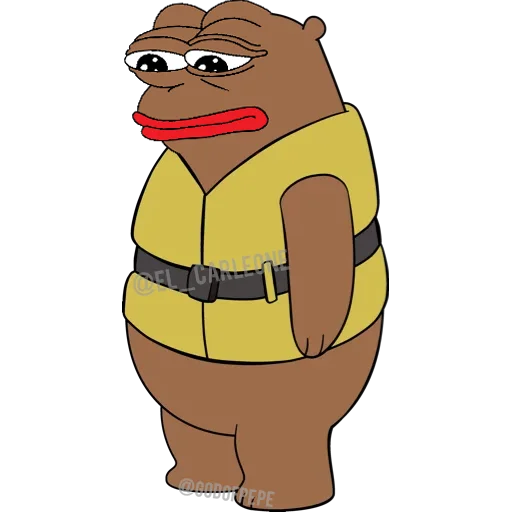 🐸 Стикер «Bare Pepe&;s» для Telegram