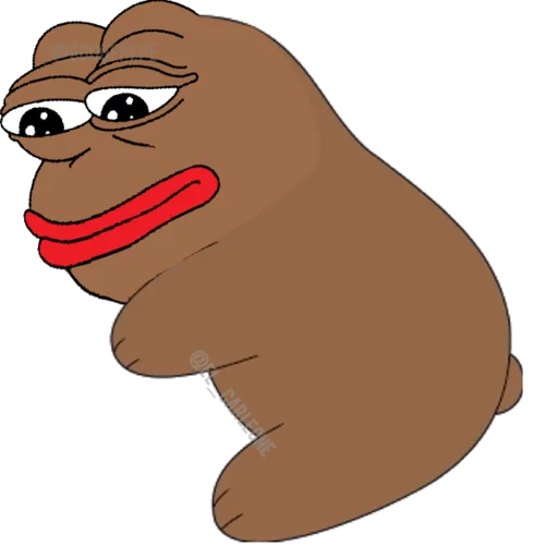 🐸 Стикер «Bare Pepe&;s» для Telegram