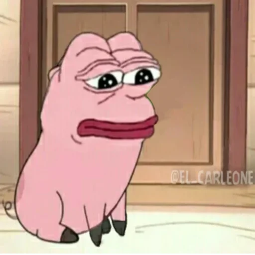 🐸 Стикер «Bare Pepe&;s» для Telegram