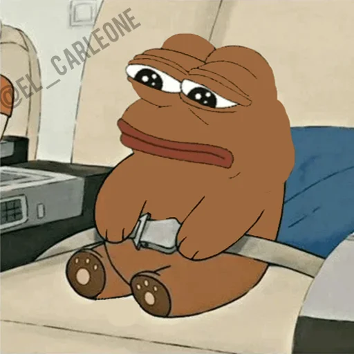 🐸 Стикер «Bare Pepe&;s» для Telegram