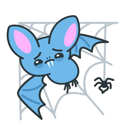 😢 Эмодзи «Fang The Bat» для Telegram