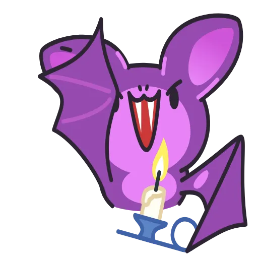 😈 Эмодзи «Fang The Bat» для Telegram
