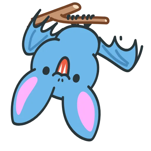 👋 Эмодзи «Fang The Bat» для Telegram