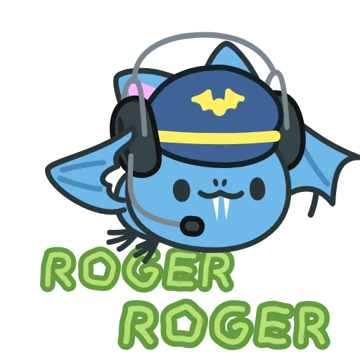 👂 Эмодзи «Fang The Bat» для Telegram