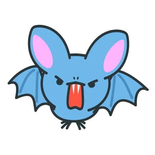 😡 Эмодзи «Fang The Bat» для Telegram