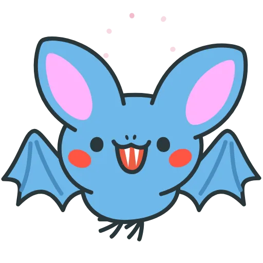❤️ Эмодзи «Fang The Bat» для Telegram