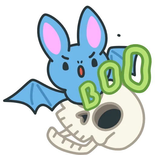 👻 Эмодзи «Fang The Bat» для Telegram