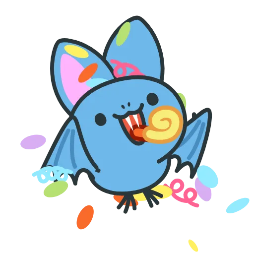 🥳 Эмодзи «Fang The Bat» для Telegram