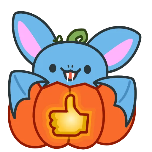 👍 Эмодзи «Fang The Bat» для Telegram