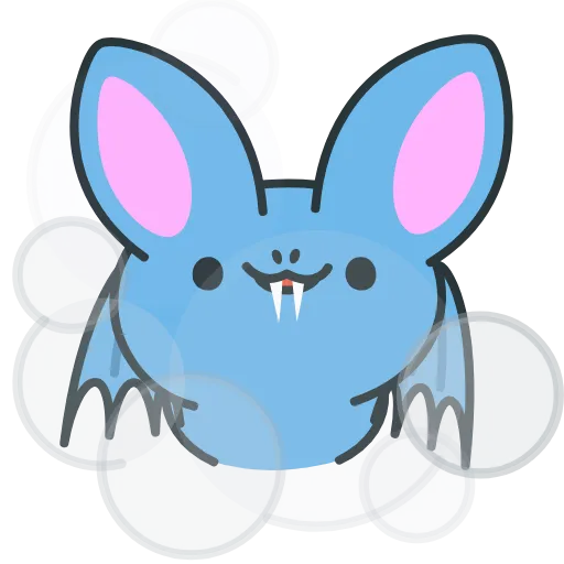 🍷 Эмодзи «Fang The Bat» для Telegram