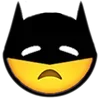 😔 Эмодзи «Batman Emoji» для Telegram