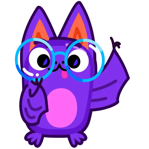 🤓 Эмодзи «Batty Boo» для Telegram